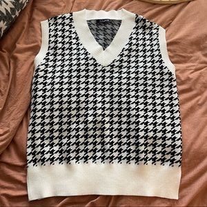 Houndstooth Vest